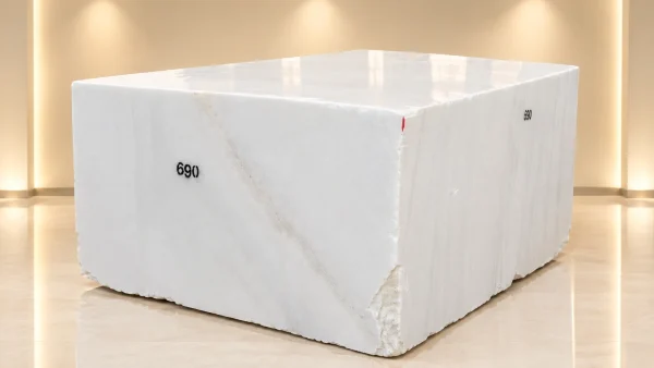 Marble Block 690 in a Warm Gallery