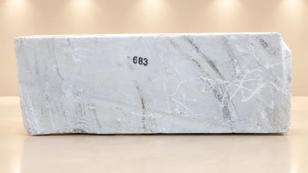 Marble Block with Stenciled 683
